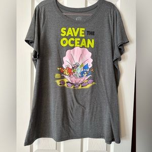 Torrid School House Rock Slim fit tee-Signature Jersey Ocean Heather Gray Ocean
